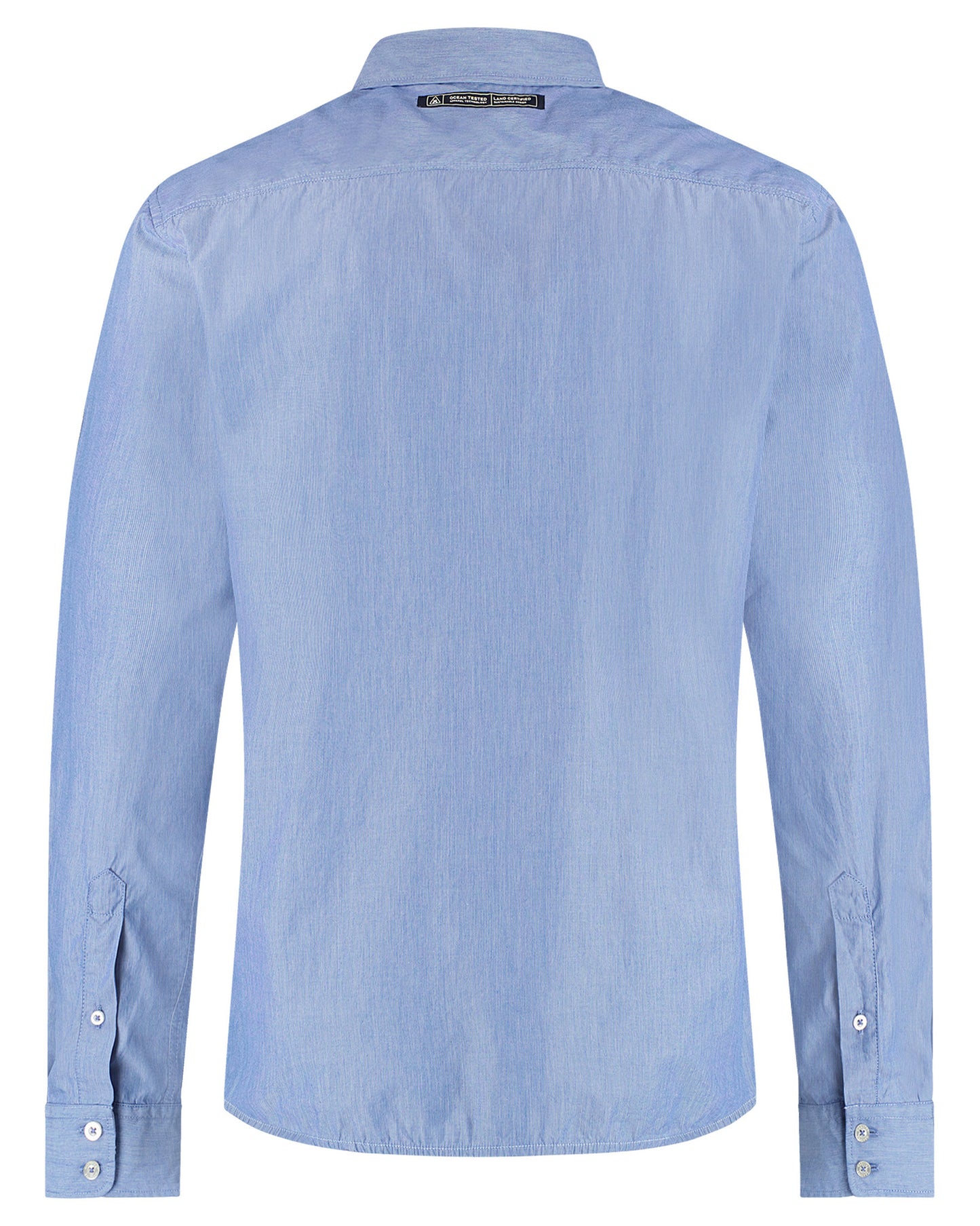 Blauw gestreept katoenen slim fit overhemd Gaastra - 12527/B007