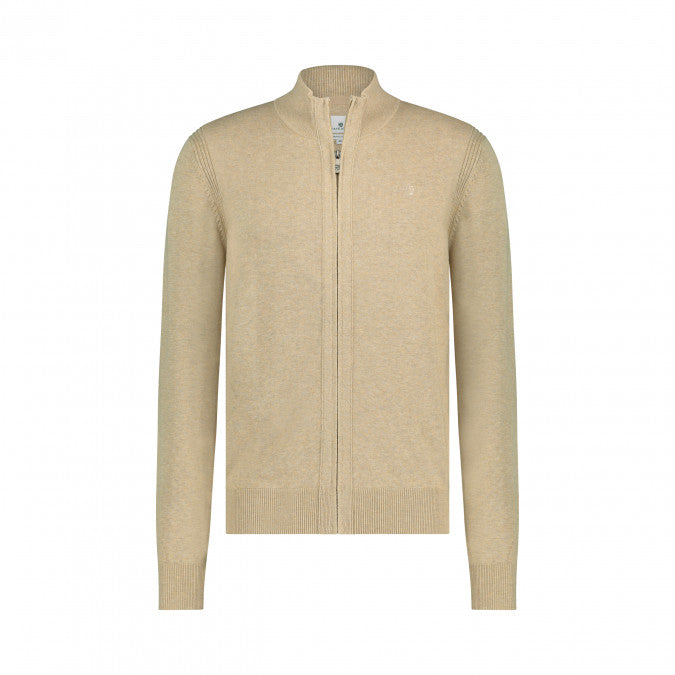 Navy cotton full zip cardigan State of Art - 13030/5900