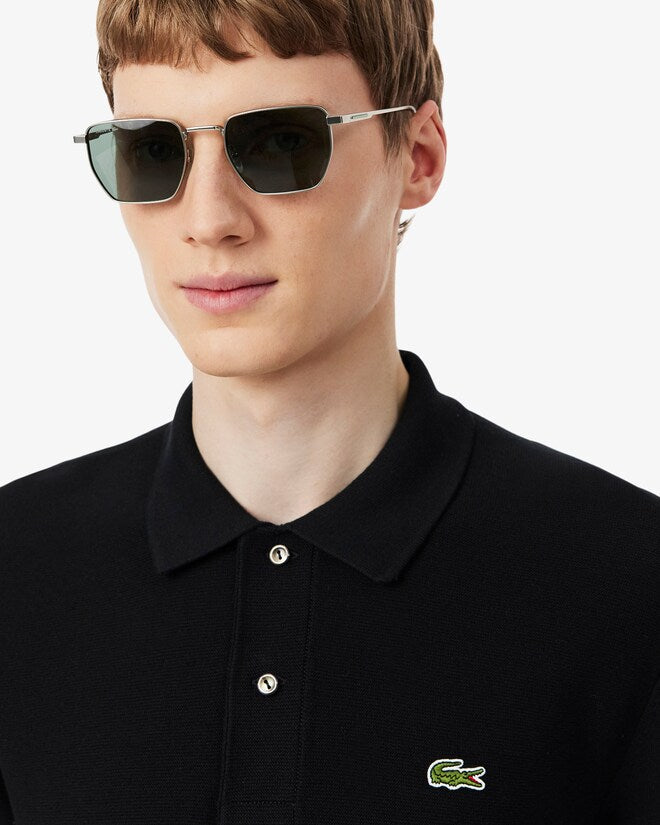 Crèmekleurige gebreide polo Lacoste - AH1043-61/70V