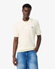 Crèmekleurige gebreide polo Lacoste - AH1043-61/70V