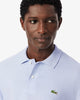 Lichtblauwe gebreide polo Lacoste - AH1043-61/7J2G