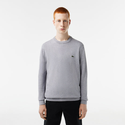 Black cotton crew neck pullover Lacoste - AH1985/031