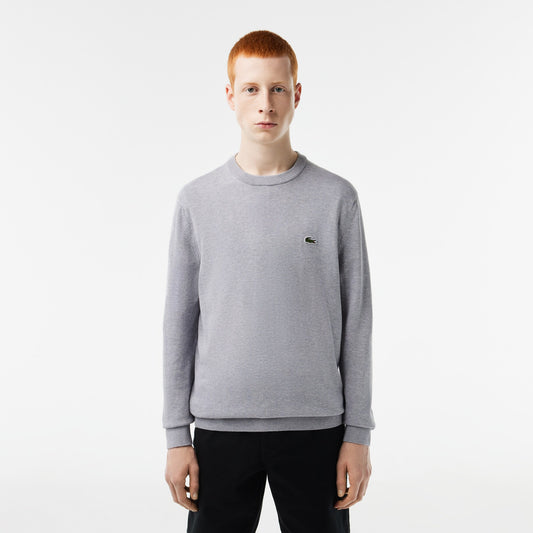 Grey cotton crew neck pullover Lacoste - AH1985/CCA