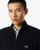 Navy woolen half zip pullover Lacoste - AH3052-53/166