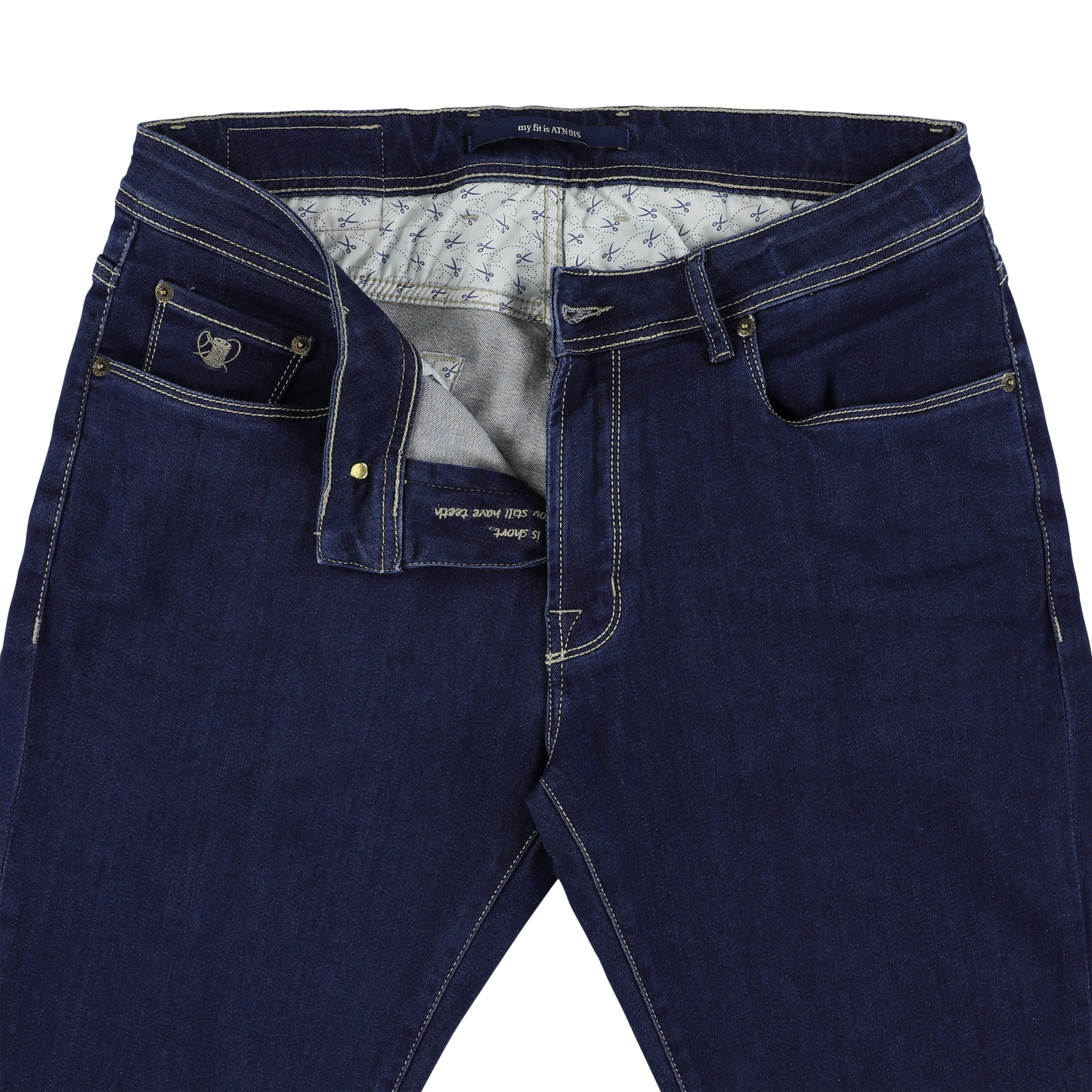 Donkerindigo slim fit jeans Atelier Noterman - ATN01S-A104 1925/112