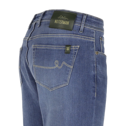 Blauwgrijze slim fit jeans Atelier Noterman - ATN01S-A115 0638/115
