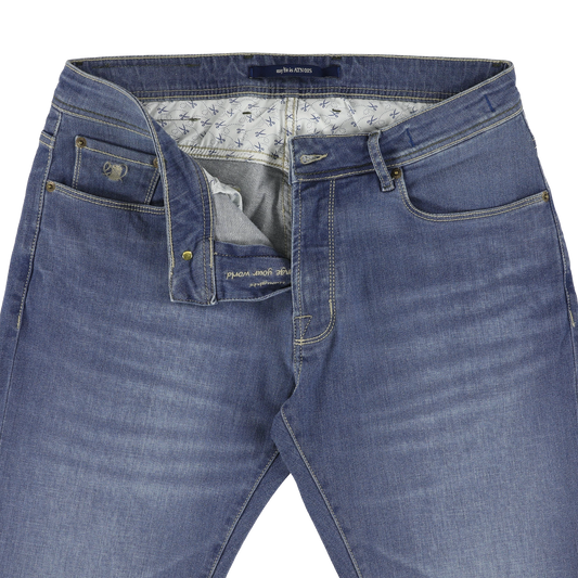 Blauwgrijze slim fit jeans Atelier Noterman - ATN01S-A115 0638/115