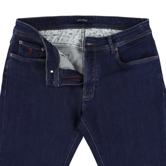 Donkerindigo slim fit jeans Atelier Noterman - ATN01S-A122 1925/112