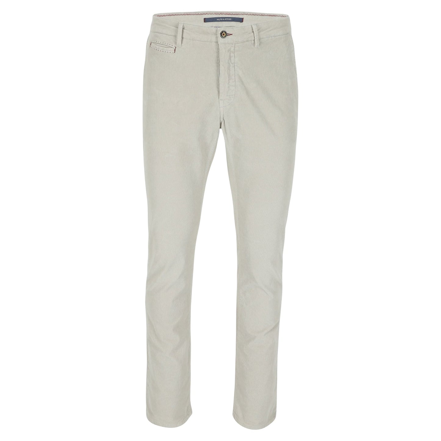 Offwhite corduroy slim fit trousers Atelier Noterman - 1585/737