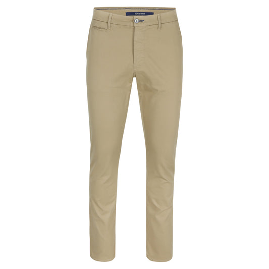 Beige cotton slim fit trousers Atelier Noterman - ATN05-A60 1589/730