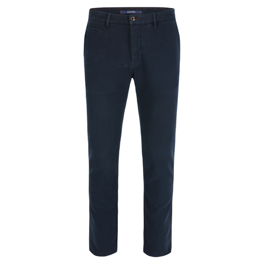 Navy cotton slim fit trousers Atelier Noterman - 1683/229