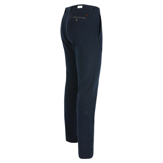 Navy cotton slim fit trousers Atelier Noterman - 1683/229