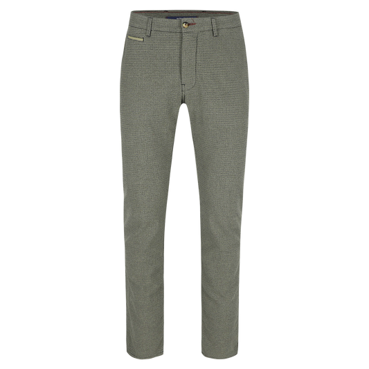Beige katoenen slim fit broek Atelier Noterman - ATN05-A72 1803/726