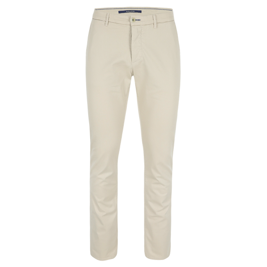 Beige cotton slim fit trousers Atelier Noterman - ATN05-A76-1589/737