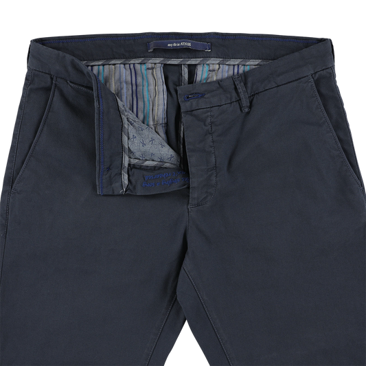 Navy slim fit trousers Atelier Noterman - ATN05-A76 1878/204