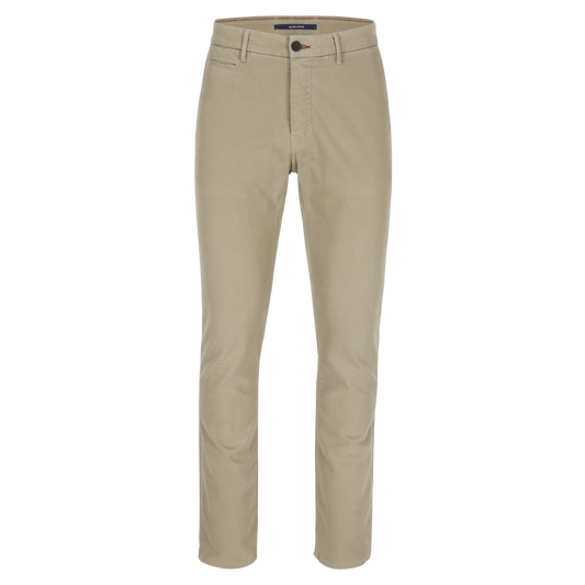 Beige cotton slim fit trousers Atelier Noterman - ATN05-A78 1803/726