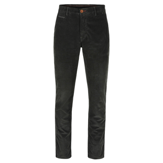 Dark green moleskin slim fit trousers Atelier Noterman - ATN05-A78 1950/321