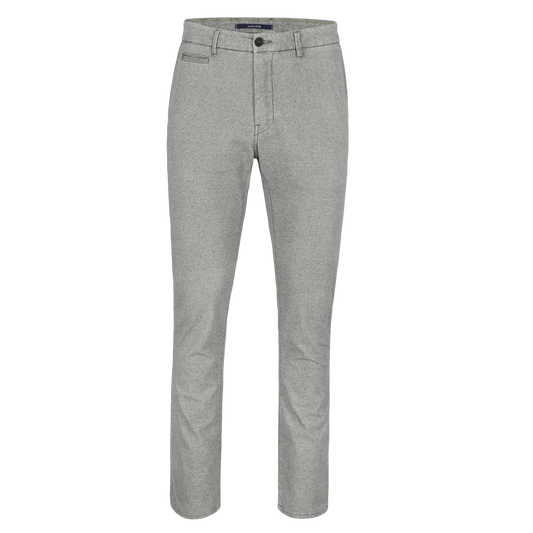 Light grey cotton slim fit trousers Atelier Noterman - ATN05-A81 1727/710