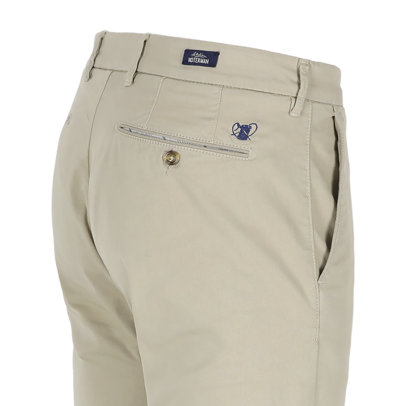 Blue cotton slim fit trousers Atelier Noterman - ATN05-A85 1589/233