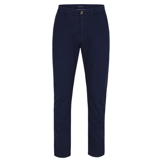 Navy katoenen slim fit broek Atelier Noterman - ATN05-A82 2035/216