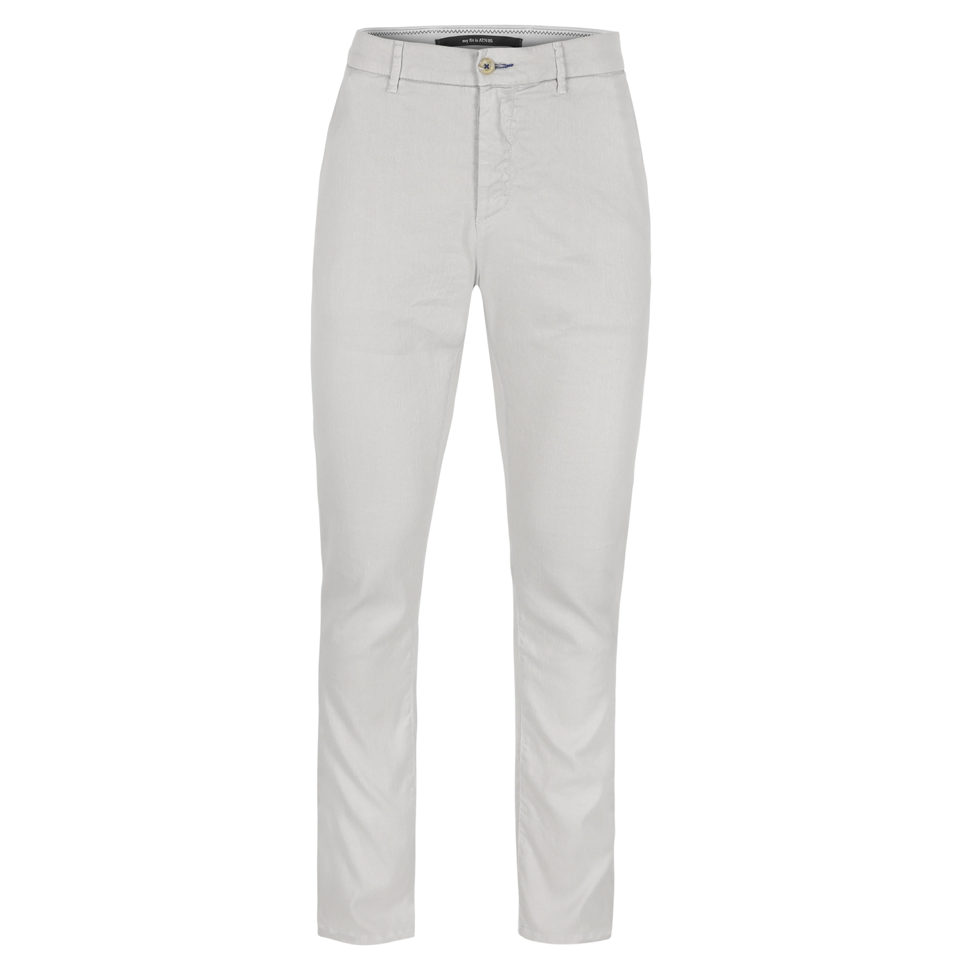 Groene katoenen linnen slim fit broek Atelier Noterman - ATN05-A84 1762/348