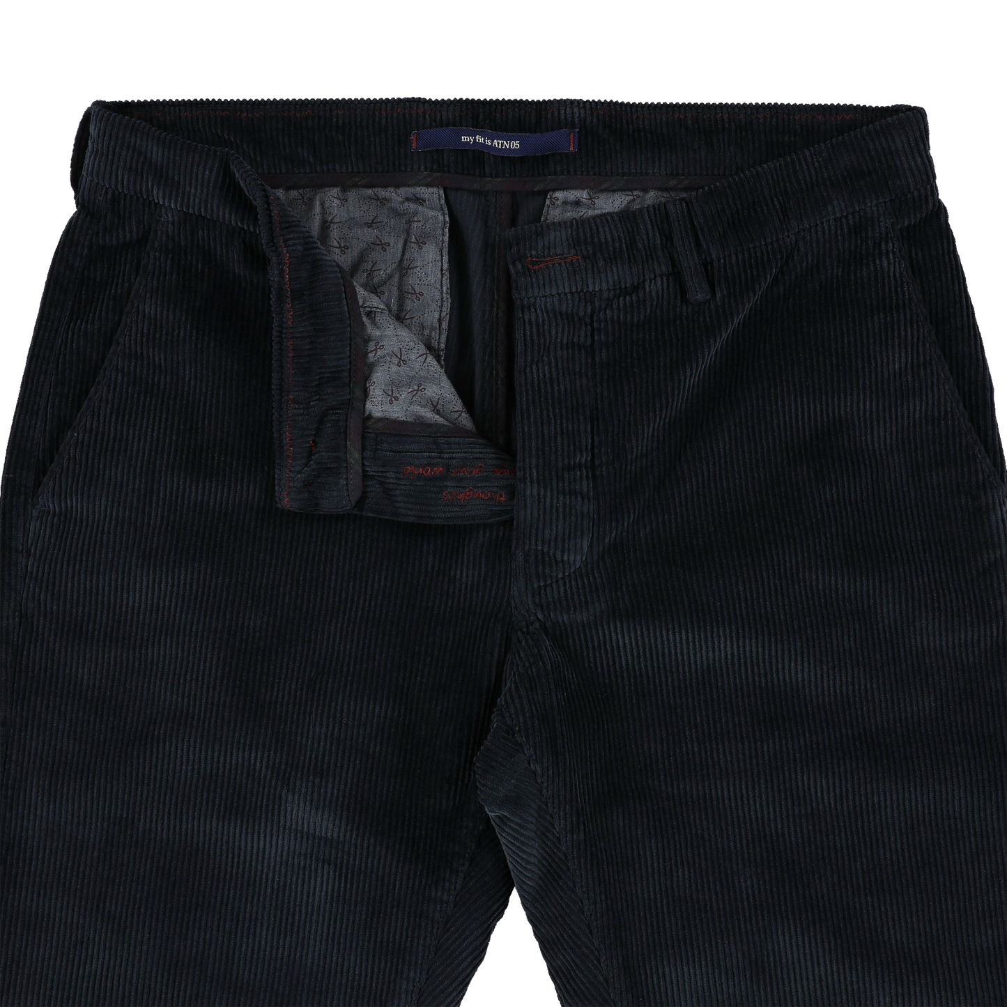 Dark green corduroy slim fit trousers Atelier Noterman - ATN05-A89 2052/333