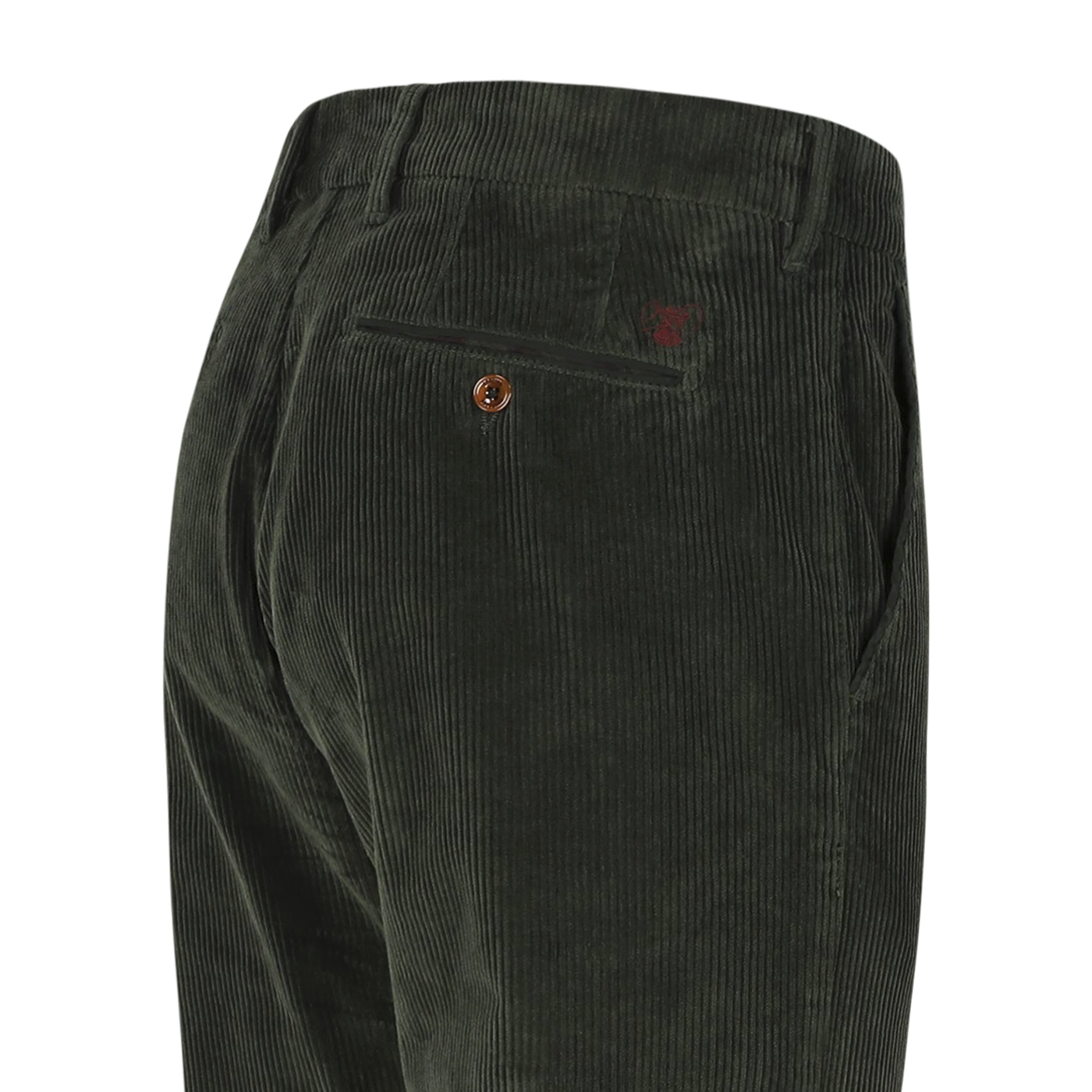 Dark green corduroy slim fit trousers Atelier Noterman - ATN05-A89 2052/333