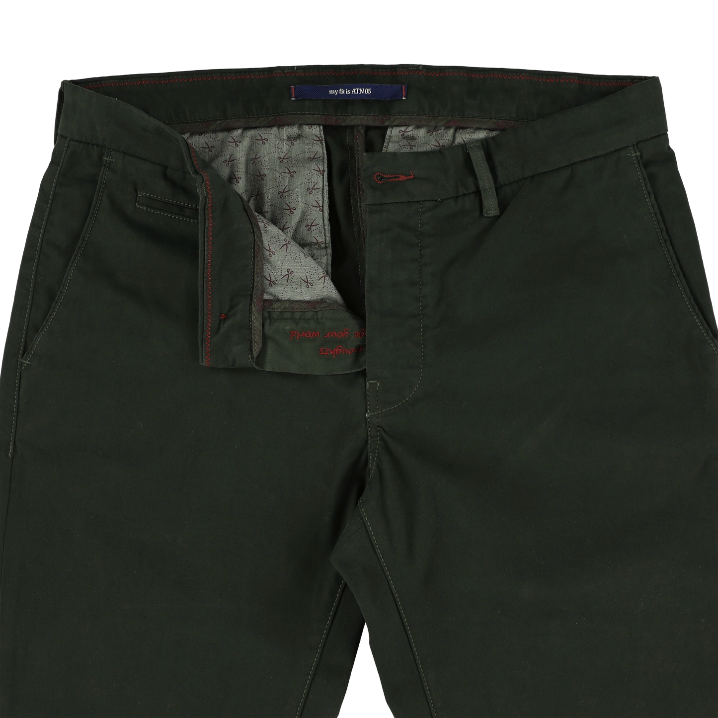 Navy cotton slim fit trousers Atelier Noterman - ATN05-A89 2049/240
