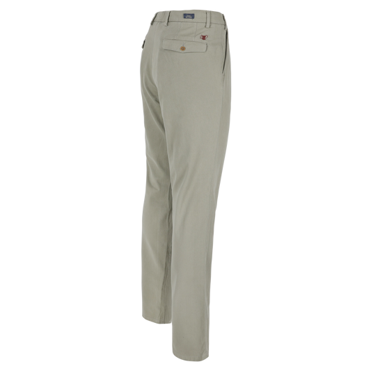 Light green cotton slim fit trousers Atelier Noterman - ATN05-A78 1943/703