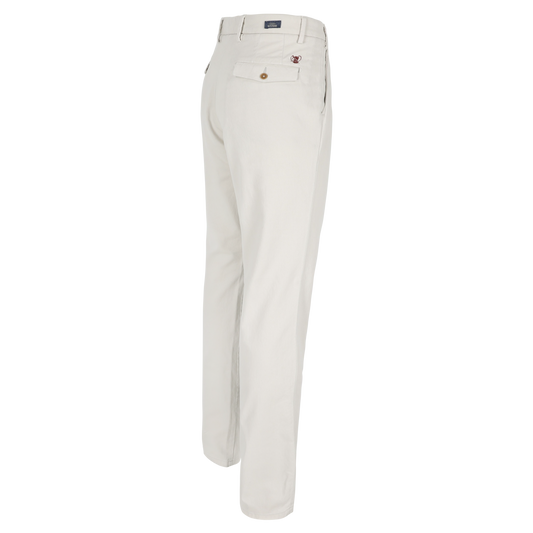 Off white cotton slim fit trousers Atelier Noterman - ATN05-A78 1943/778
