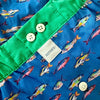 Blue cotton boxershorts with fish Sixtine's - Anne