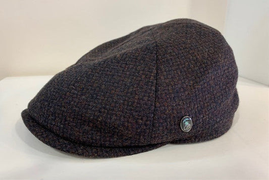 Brown structured woolen cap City Sport - 5294-5