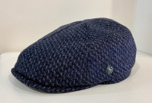 Blue structured woolen cap City Sport - 5296