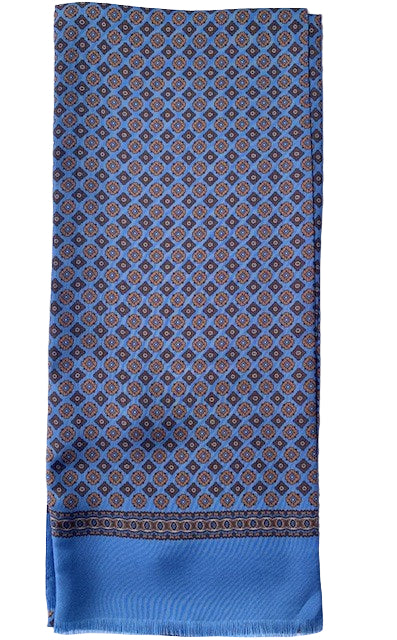 Yellow silk scarf with print City Sport - 871751-3-4-5