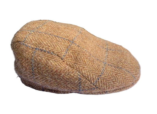 Camel checkered woolen cap City Sport - 5499