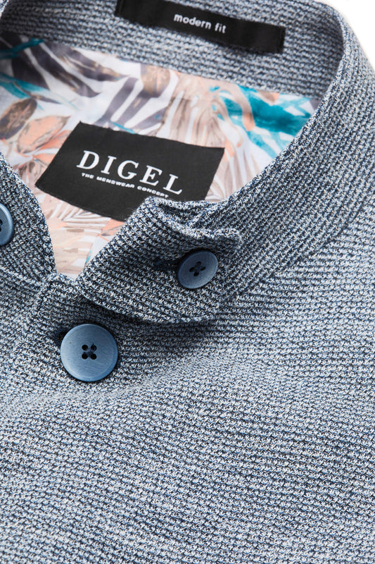 Blauw modern fit unconstructed jasje Digel - 1142400/26
