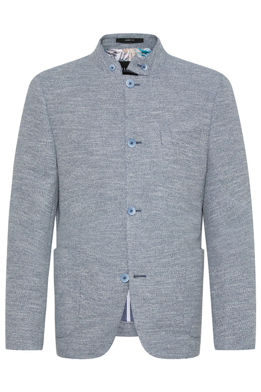 Blauw modern fit unconstructed jasje Digel - 1142400/26
