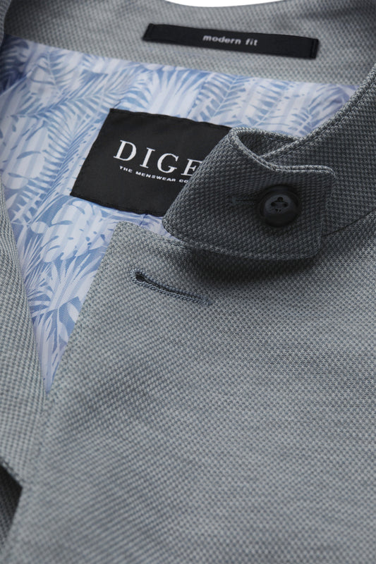 Blue grey modern fit jacket Digel - 1162006/26