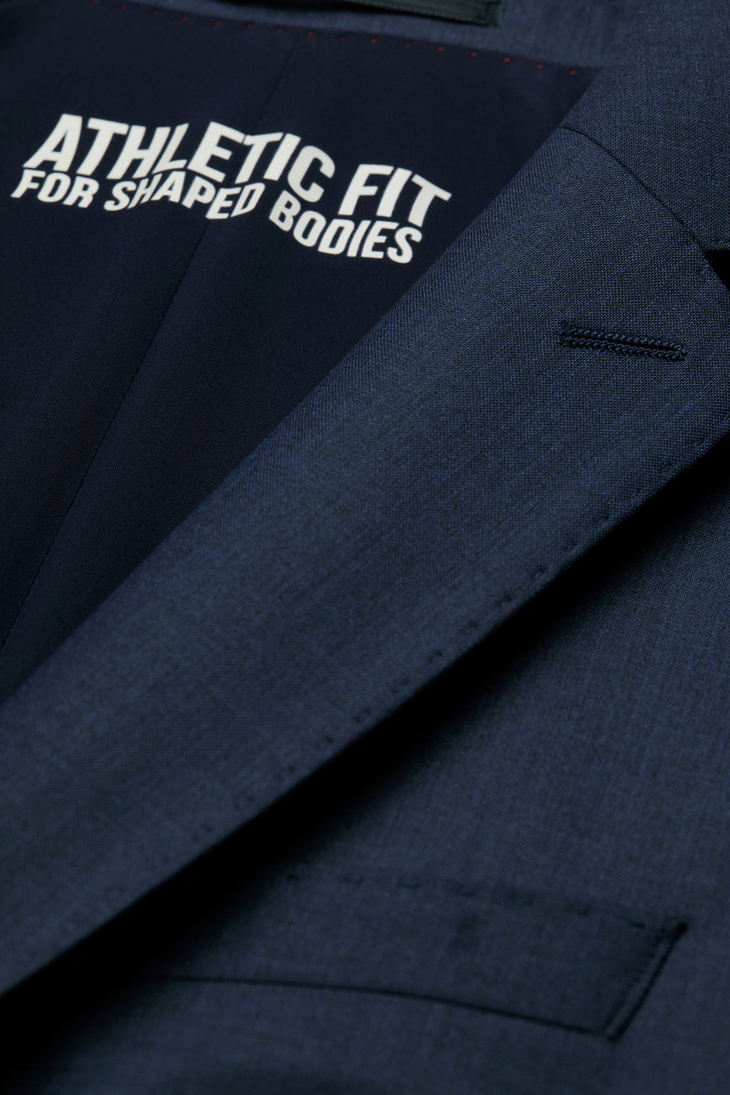 Blue slim fit suit Digel - 1009392/20