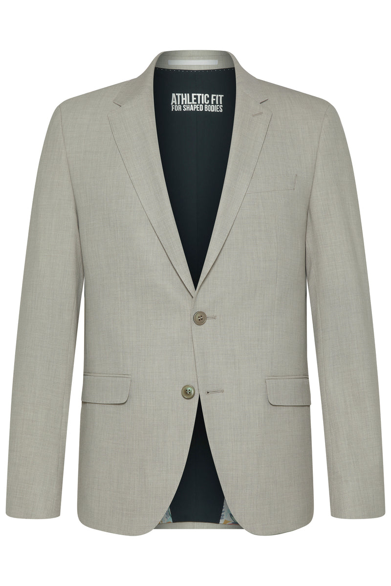 Beige slim fit kostuum Digel - 1009390/76