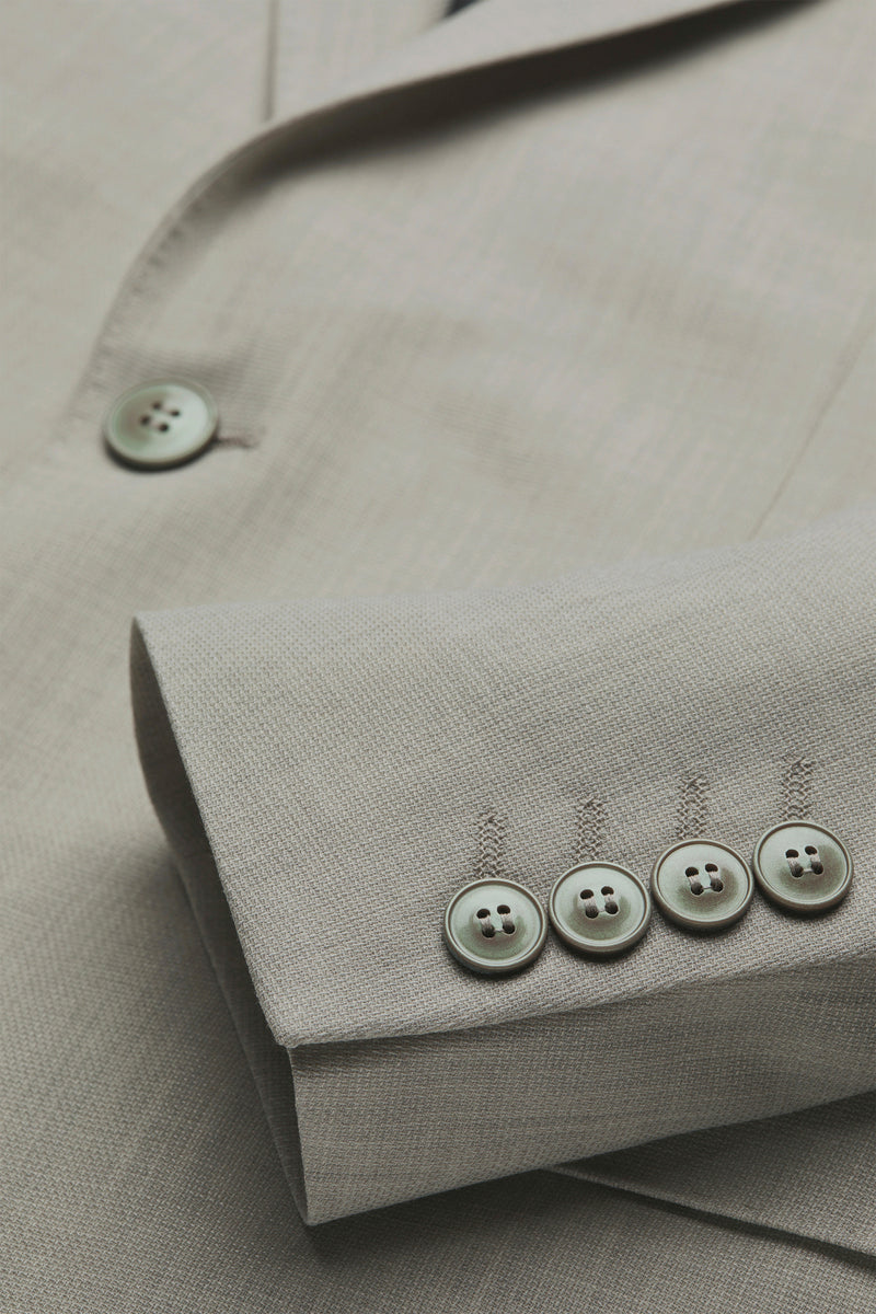 Beige slim fit kostuum Digel - 1009390/76