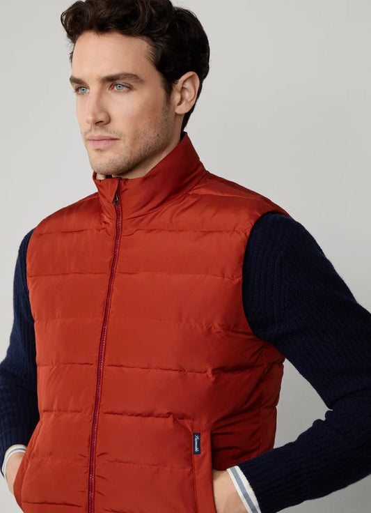 Brick red bodywarmer Façonnable - FM400428/194