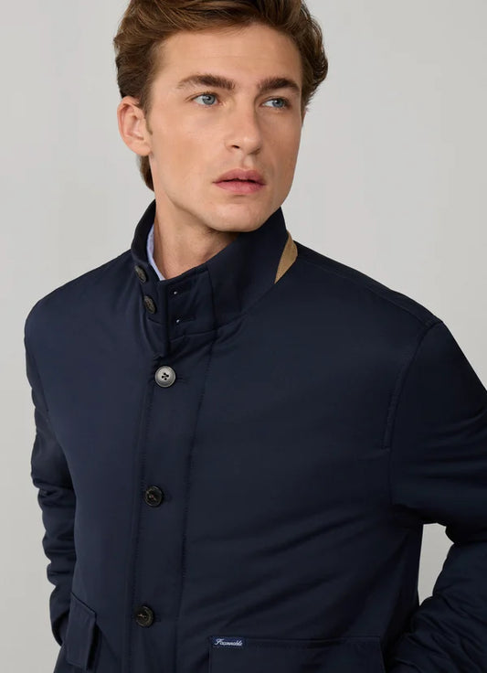 Navy bomber jacket Façonnable - FM400433/585
