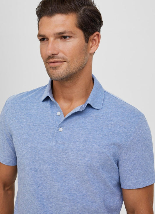Blauw regular fit polo Façonnable - FM540465/559