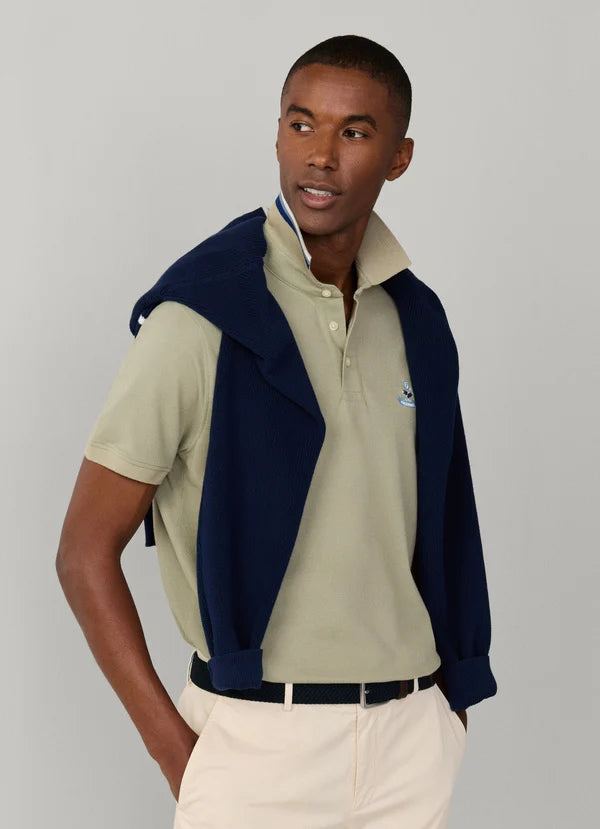Olive cotton regular fit Birdie polo Façonnable - FM540497/703
