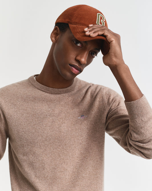 Sand woolen crew neck pullover Gant - 87211/295
