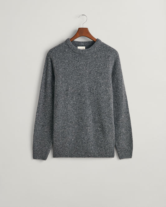 Dark grey crew neck pullover Gant - 8040169/95