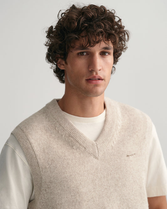 Sand cotton wool slipover Gant - 8030178/291