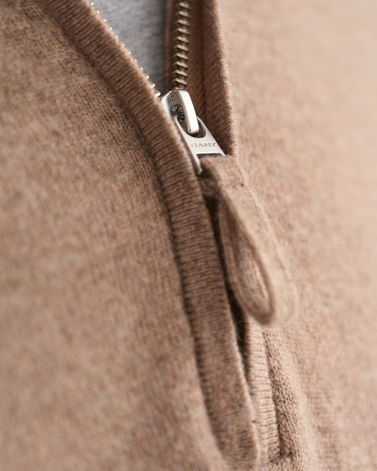 Sand woolen half zip pullover Gant - 87213/295