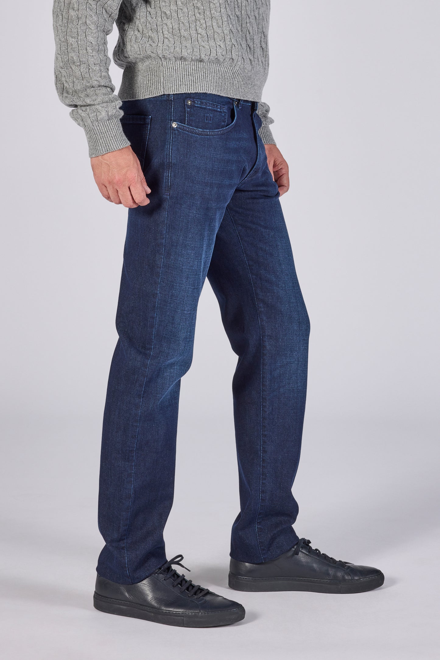 Donkerindigo comfort fit jeans Zilton - George 08/942